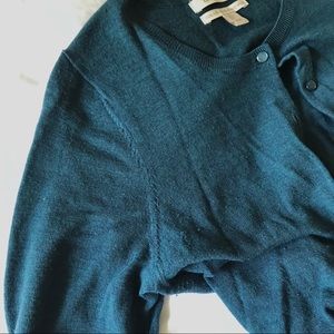 TEAL ELLEN TRACY CARDIGAN